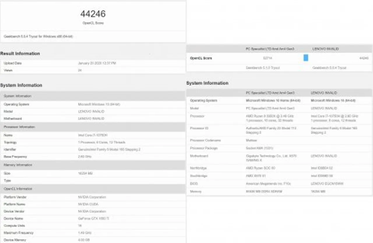 GeForce GTX 1650 Ti ve GTX 1650 SUPER Mobil GPU’lar Göründü