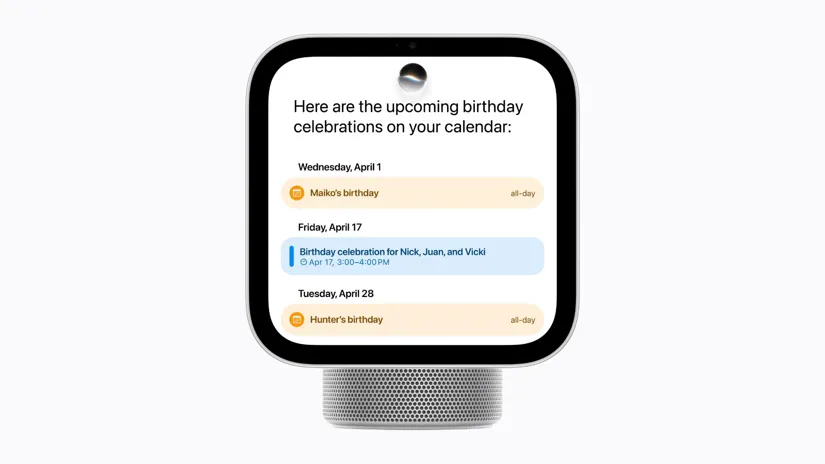 Apple'a göre HomeView'un en güçlü özellikleri sadelik ve Siri AI