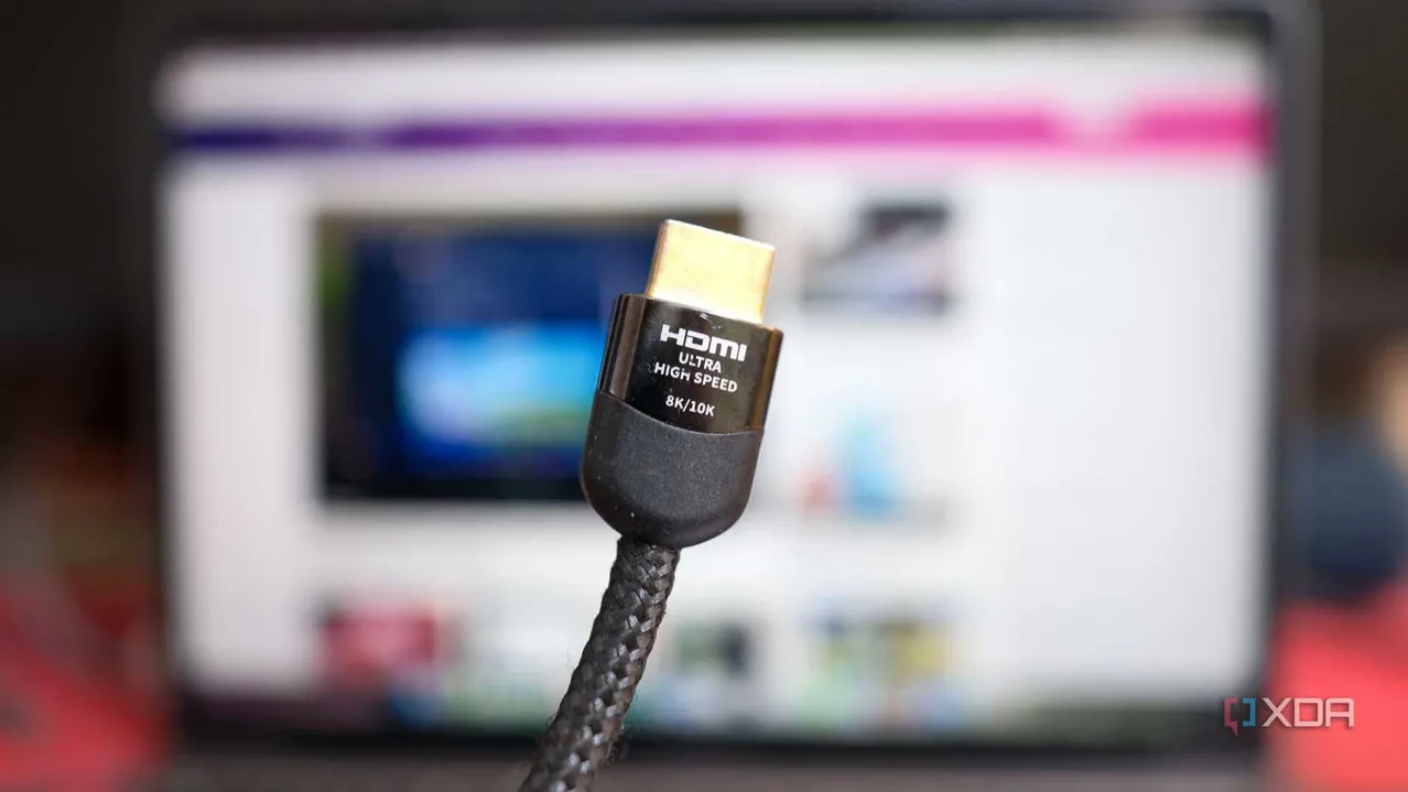 Photo of an Ultra High-Speed HDMI 2.1 cable