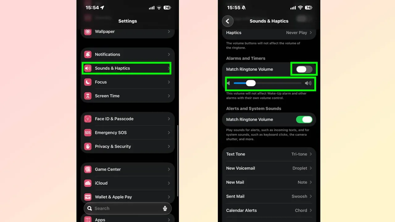 iOS 27'de özel alarm ses düzeyi nasıl ayarlanır