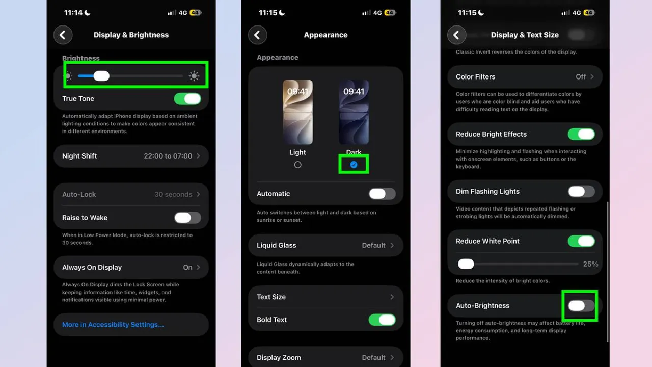 Battery saving features iPhone
