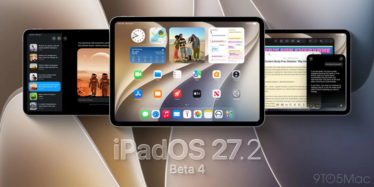 iPadOS 27.2 beta 4