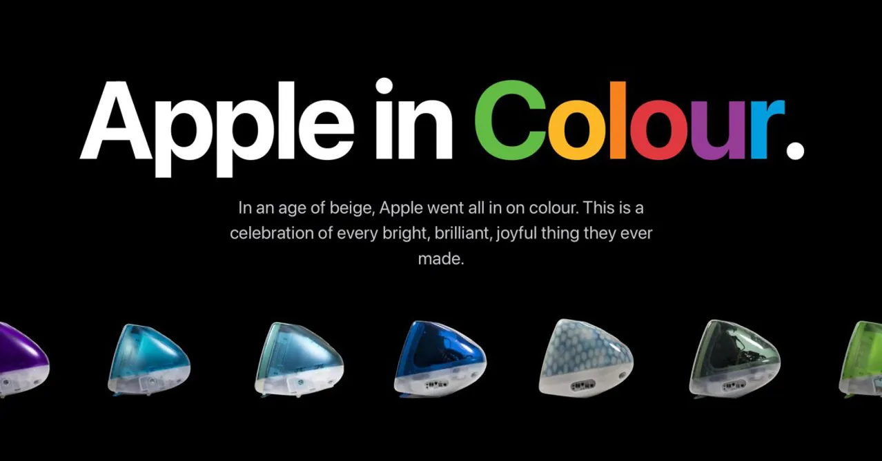 Apple’ın 30 yıla yakın ürün renkleri dijital platformda keşfedilebiliyor