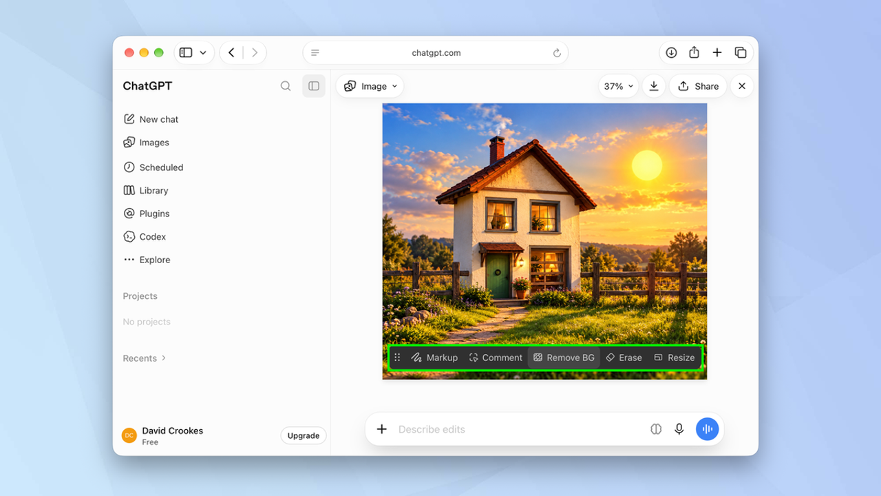 ChatGPT kullanarak eskizleri fotoğraflara dönüştürme