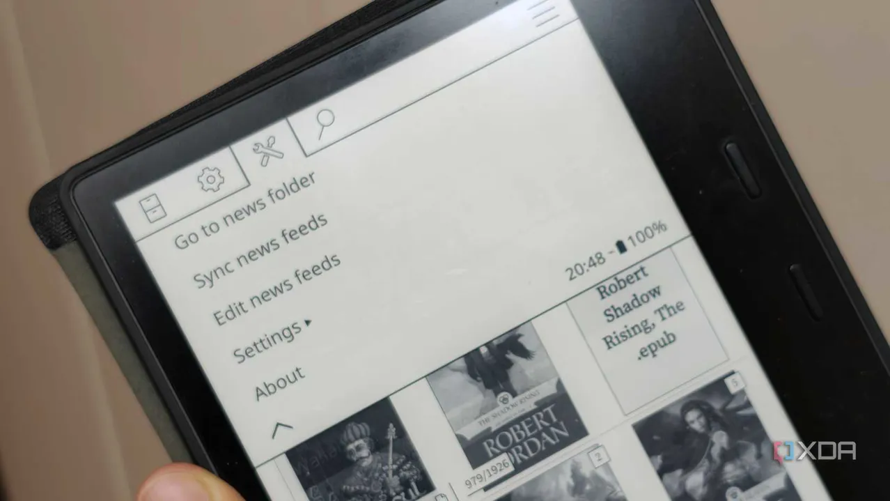 Jailbreak işlemi uygulanmış Kindle’da haber okuma özelliği