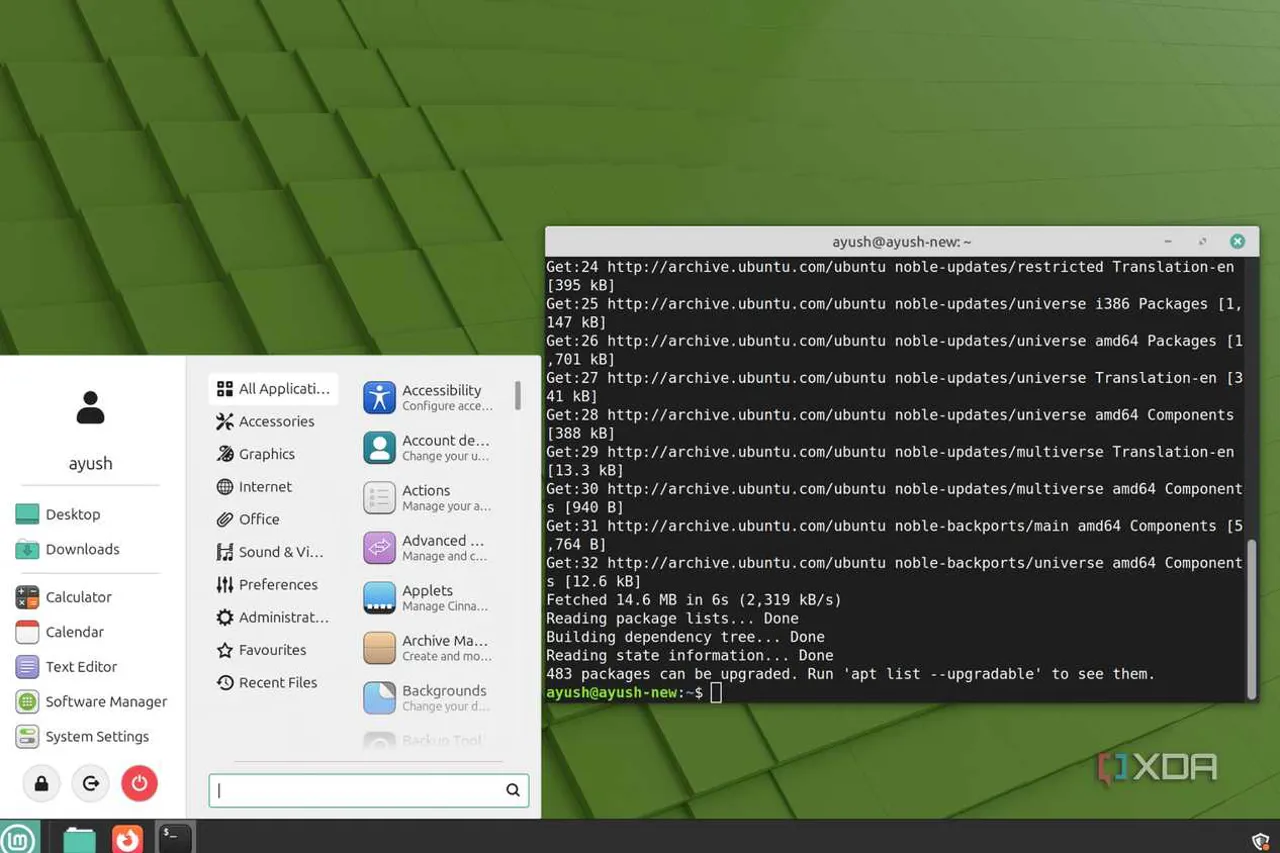 Linux Mint'te paketlerin güncellenmesi