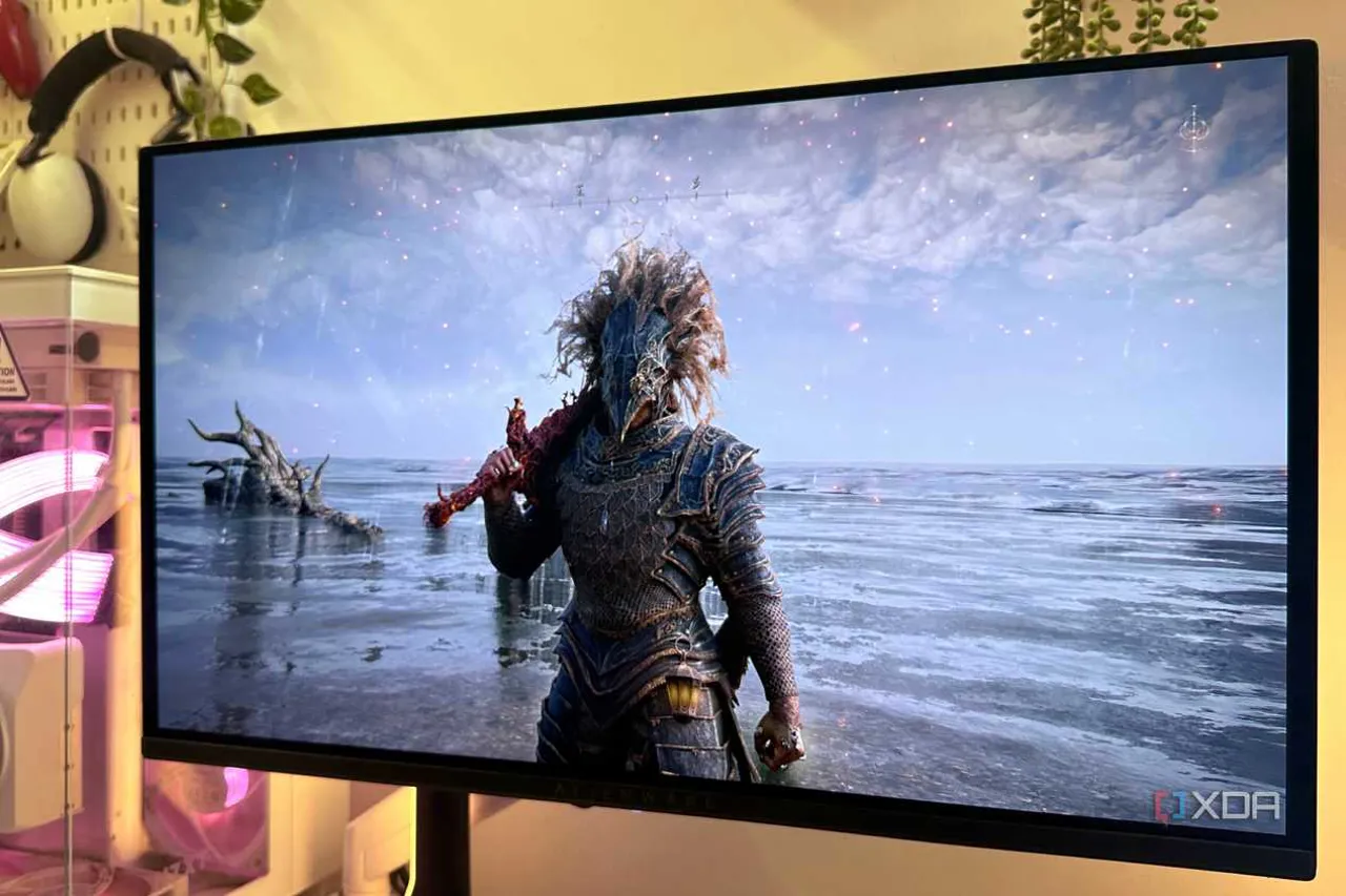 OLED monitörlü bilgisayarda DLSS 5 nöral render etkinken Elden Ring