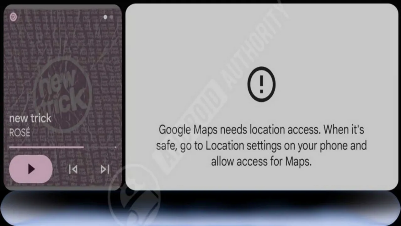 Screenshot showing Gemini's upcoming UI in Android Auto