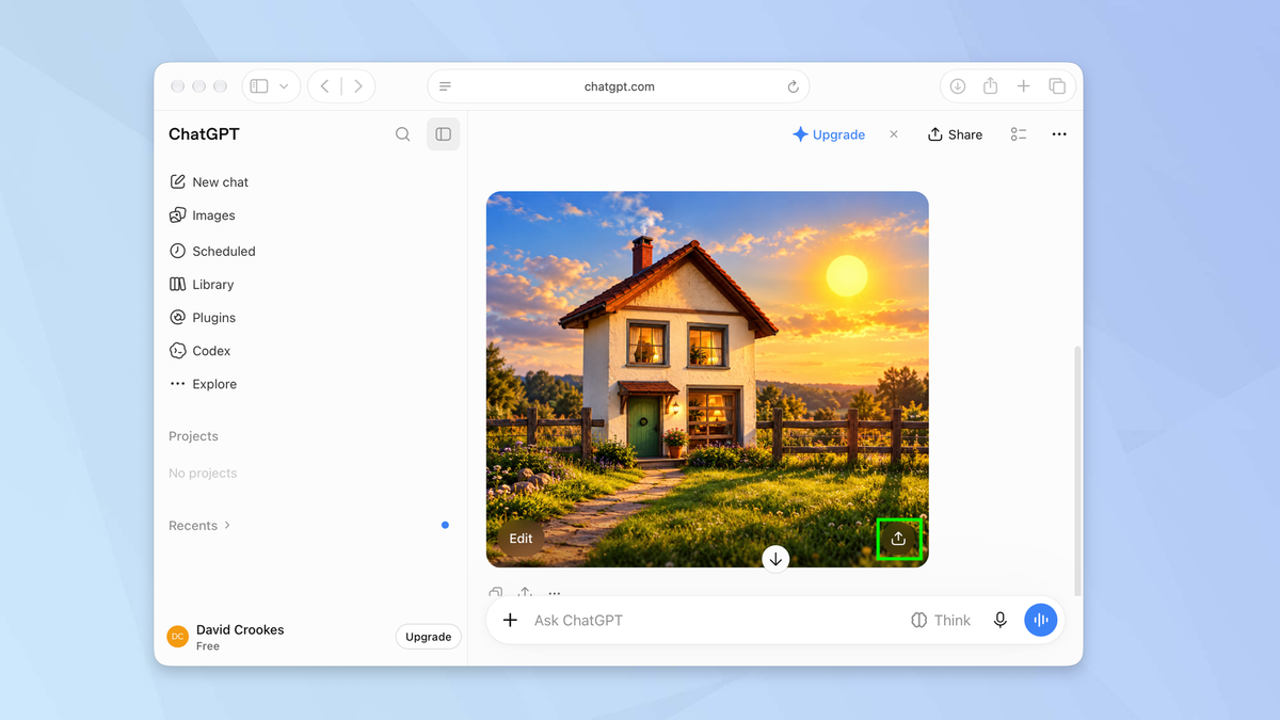ChatGPT kullanarak eskizleri fotoğraflara dönüştürme
