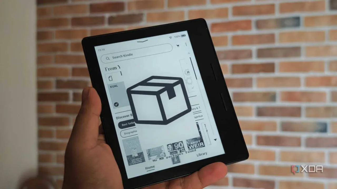Jailbreak işlemi uygulanmış Kindle
