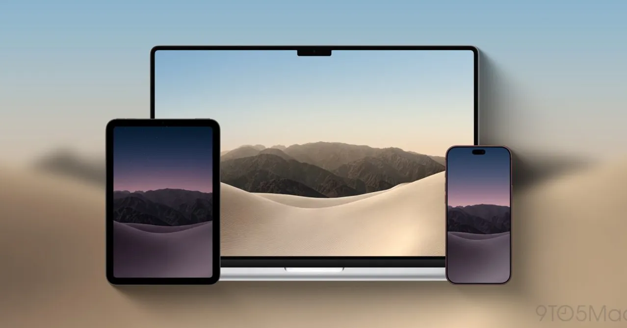 iPhone Duo'nun resmi açık ve koyu duvar kağıtları yayınlandı