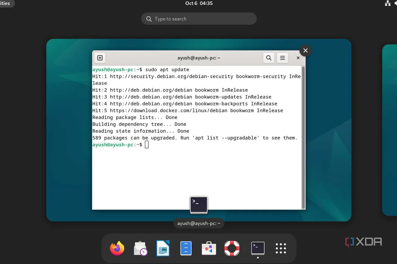 The Debian desktop