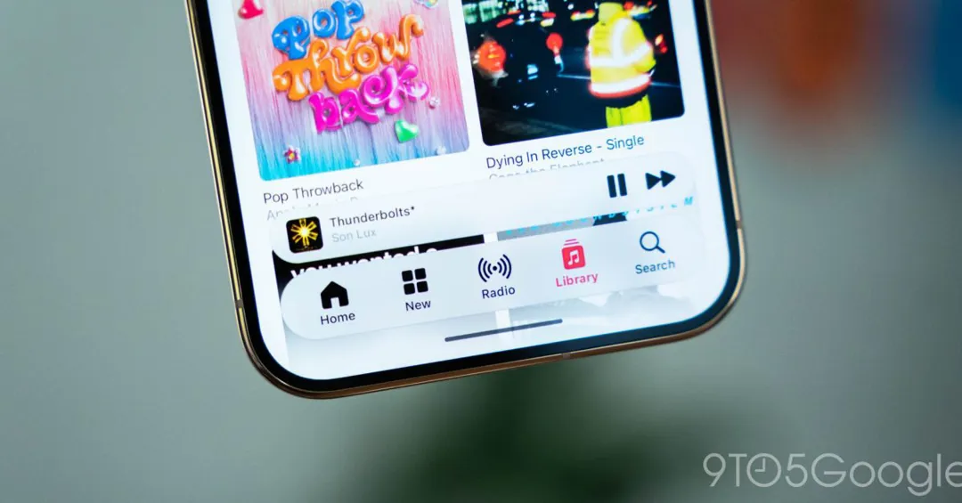 Apple Music 7.0 beta sürümü, Android için Liquid Glass tasarımını getiriyor