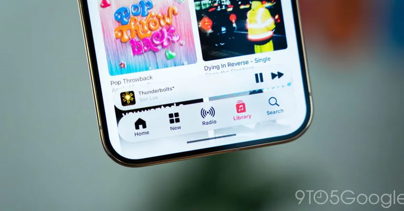 Apple Music 7.0 beta sürümü, Android için Liquid Glass tasarımını getiriyor