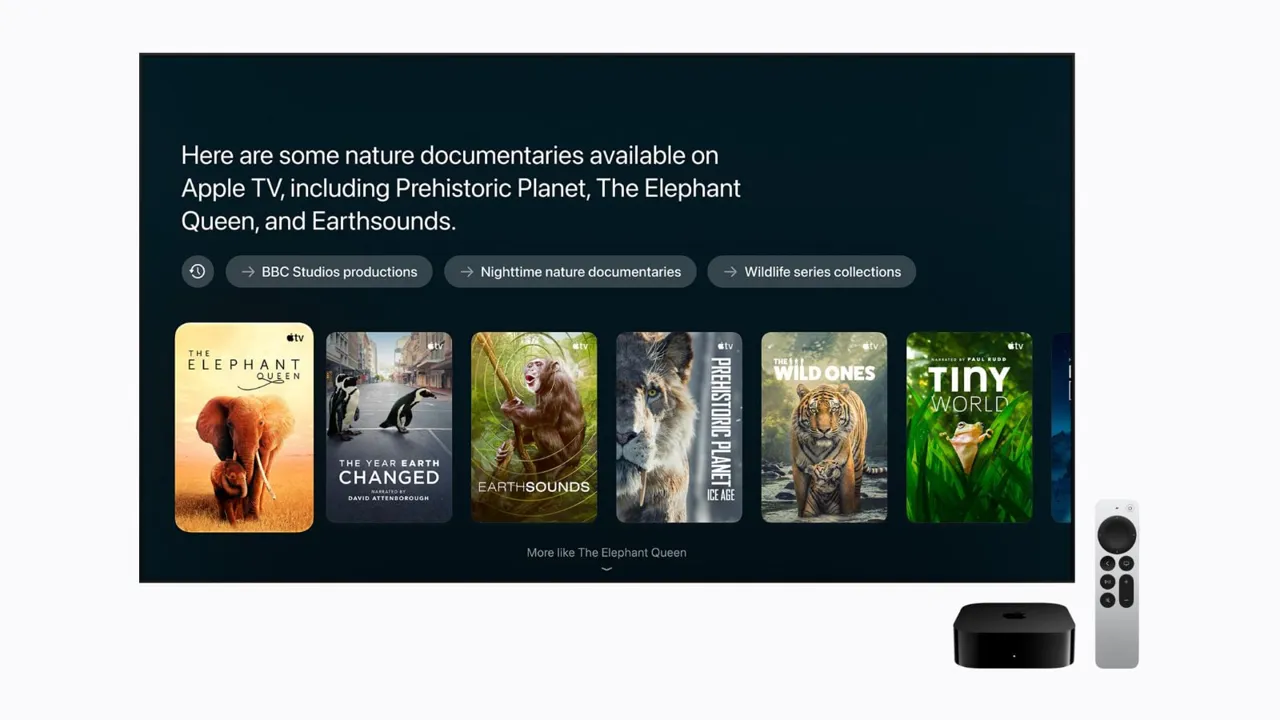 apple tv siri ai