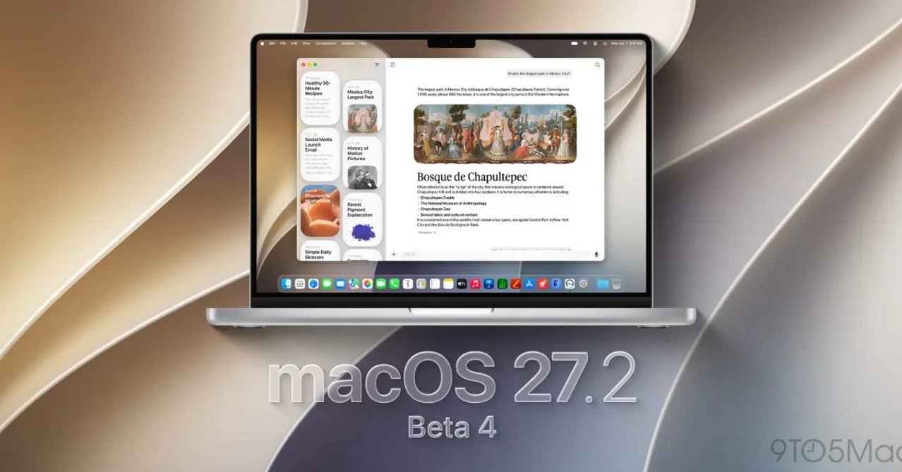 macOS 27.2 Golden Gate beta 4 erişilebilir durumda: Gelen yenilikler