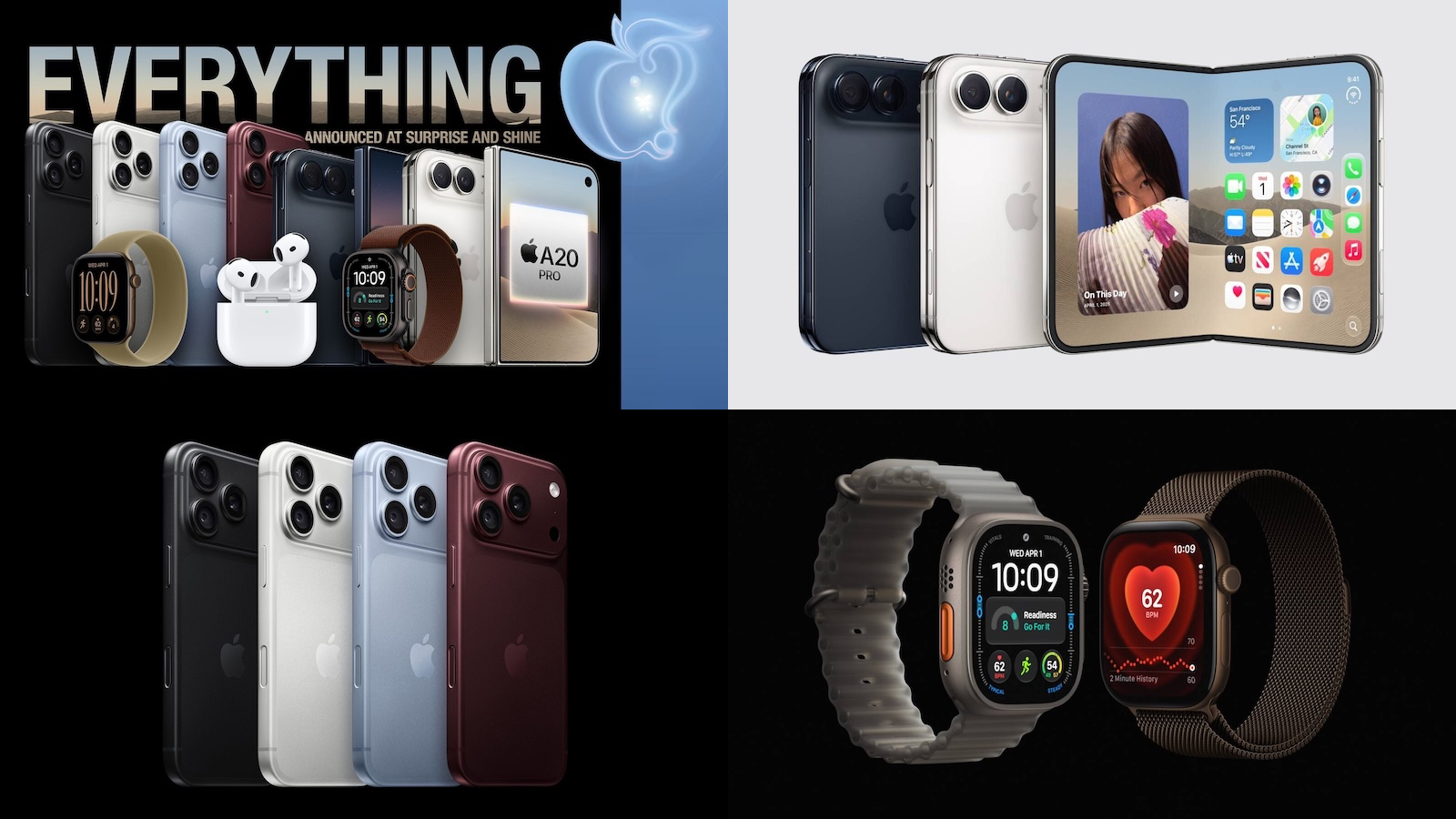 Öne Çıkanlar: Apple Etkinliği Özeti – iPhone İkilisi, iPhone 18 Pro, Apple Watch ve AirPods